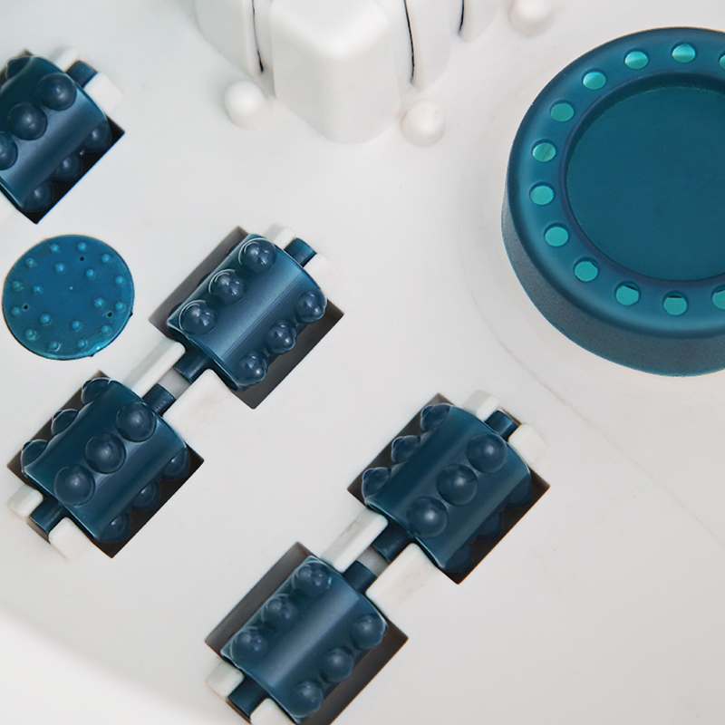 Massaggiatore per vasca idromassaggio per piedi MM-19A con bolle di calore e massaggio vibrante