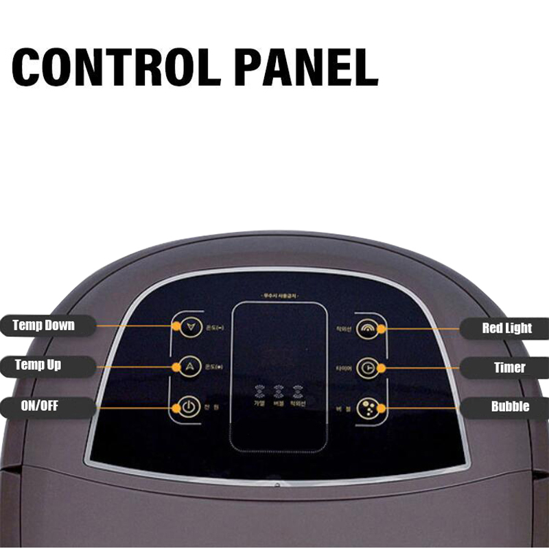 Macchina automatica per massaggiatore per vasca idromassaggio per piedi JD-618 con rulli massaggianti rotanti